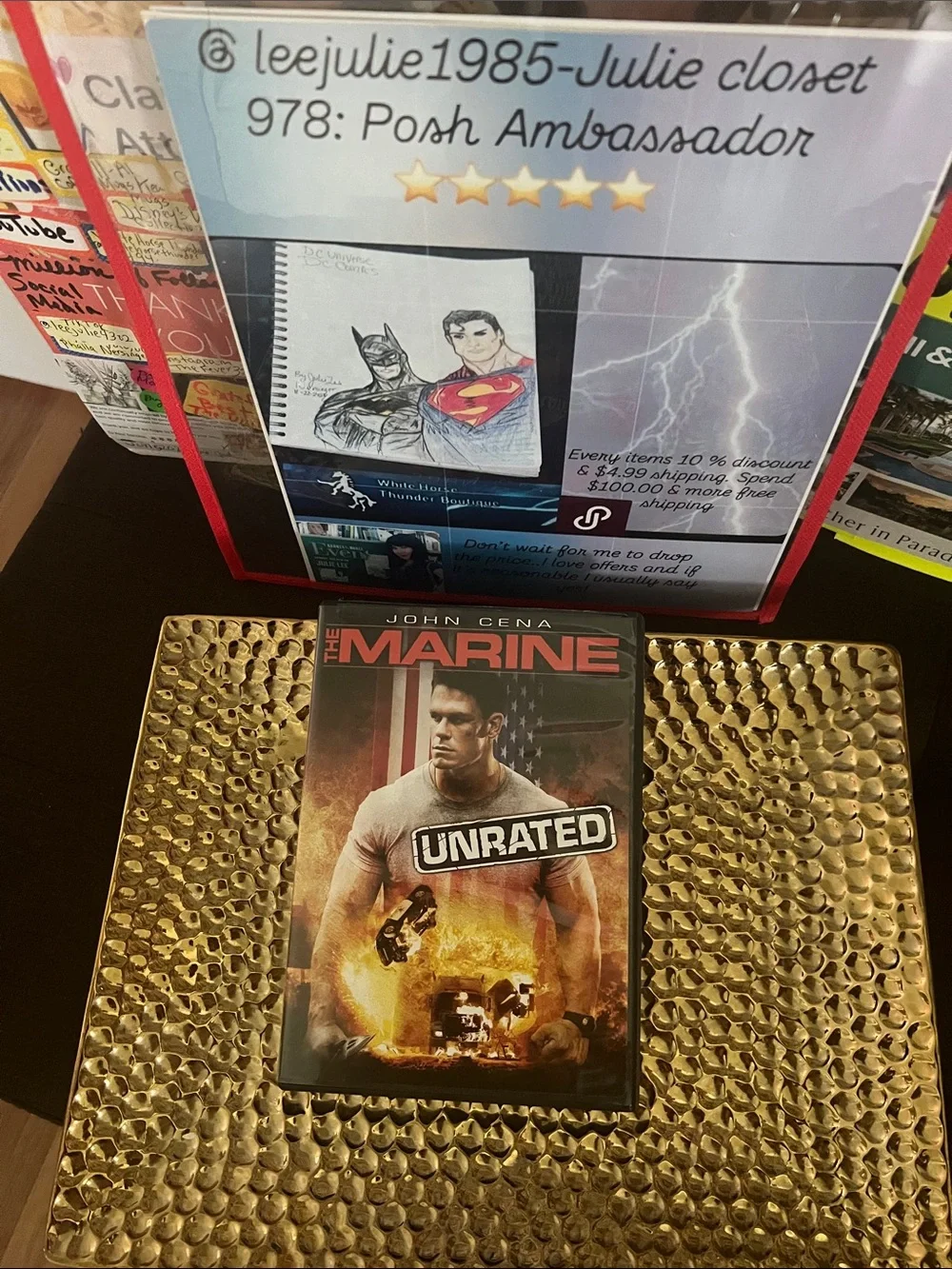 #2884**The Marine (Unrated) DVD - - Black/Red Cover